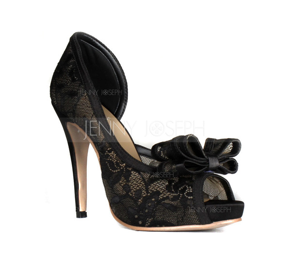 Chaussure A Talon Avec Noeud Chaussure A Talon Avec Noeud